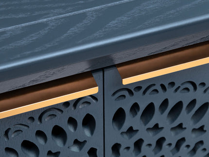 Hollow - Carved 2 Doors Accent Cabinet