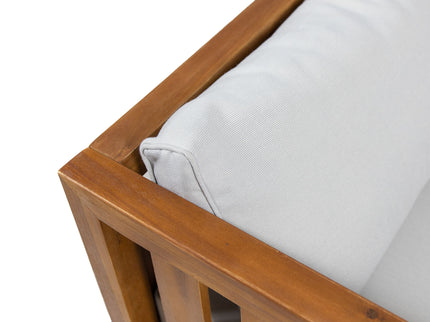 Claremont - 3 Seater Daybed Teak Acacia Wood Water Resistant Cushions