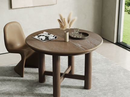 Extendable Oval Dining Table With Leaf