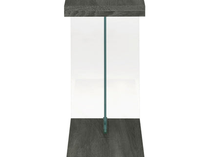 Sampson - C Shaped Side Table - Gray