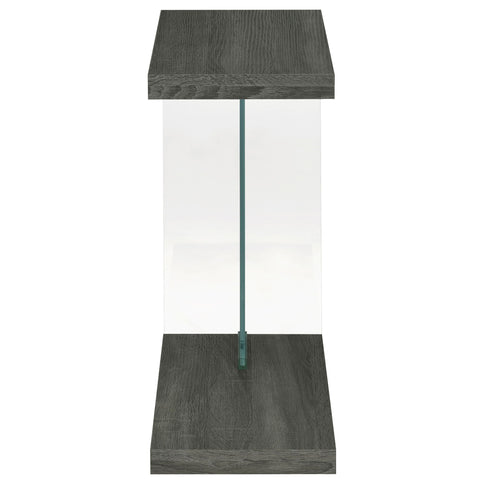 Sampson - C Shaped Side Table - Gray