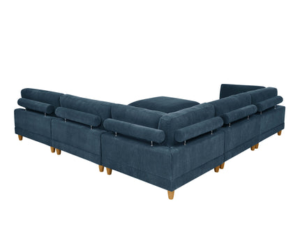 Modern Modular Sectional With Adjustable Back Support