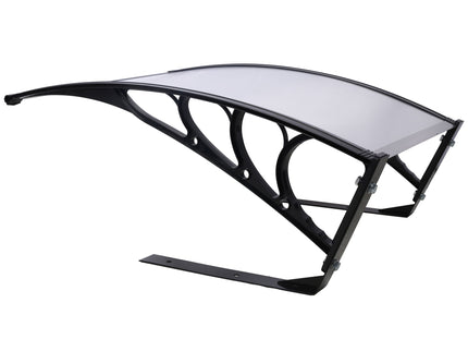 Weather Resistant Polycarbonate Canopy Outdoor Shade Cover For Robotic Lawn Mowers - Black