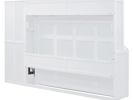 Space Saving Murphy Wall Bed With Closet And Drawers