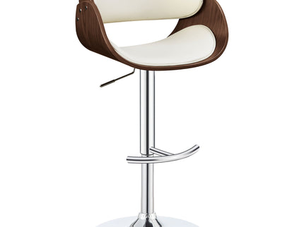 Ergonomic Adjustable Bar Stool - Ivory