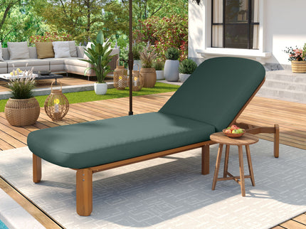 Outdoor Chaise Lounge With Adjustable Backrest