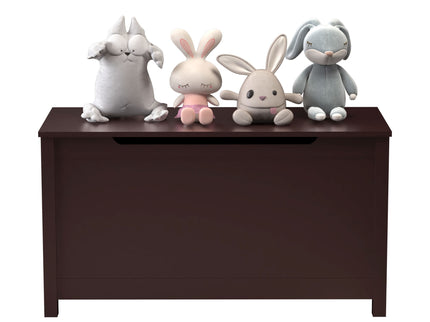 Toy Box Storage With Safety Hinged Lid