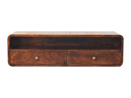 Floating Open Console - Walnut