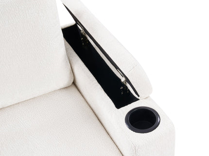 Pull Out Sofa Bed Loveseat With Twin Mattress, Cup Holders And Arm Storage