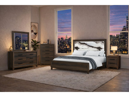 Harry - 5 Piece Bedroom Set With LED