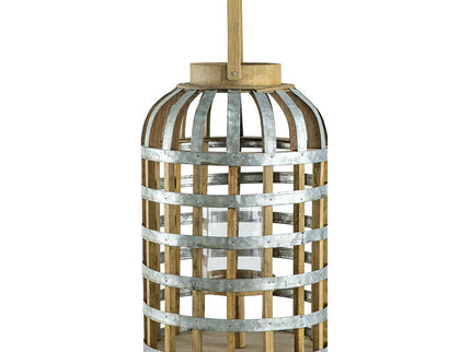 Decorative Lantern With Handle, Wooden Lantern For Indoor Outdoor, Home Garden Wedding