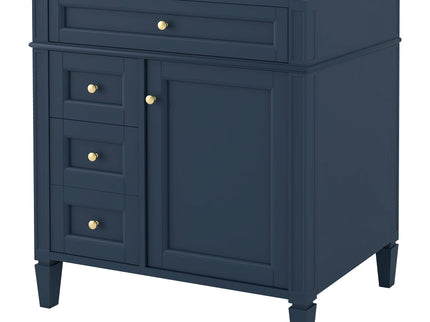 Bathroom Vanity With 2 Drawers And Tip-Out Drawer, Storage Cabinet