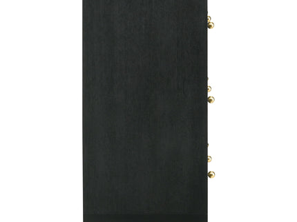 Burton - 6 Drawer Dresser Cabinet - Black