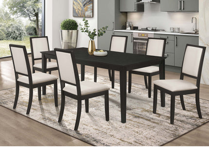 Alexander - Rectangular Extension Leaf Dining Table - Black