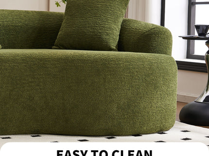 4 Seater Sofa With Fabric, 30D, 60 Hardness Full Sponge, 4 Pillow For Living Room, Home Furniture Sleeper Sectional Sofa For Apartment