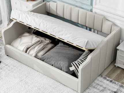 Modern Upholstered Daybed With Underneath Storage