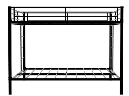 Bunk Bed For Kids, Convertible Frame With Ladders & Guardrail