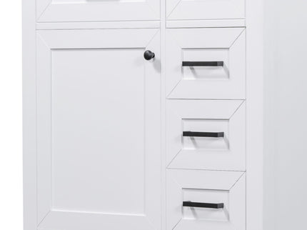Modern Bathroom Vanity With Sink Combo, 3 Drawers, Undermount Drop-In Sink