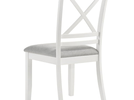 Evanston - Cross Back Dining Side Chair (Set of 2) - White