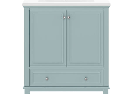Modern Bathroom Vanity With Sink Combo, Doors And Drawer