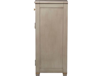 Dauphin - Handpainted Entryway Storage Cabinet - Gray Cashmere
