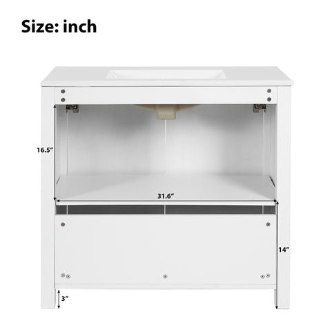 Bathroom Vanity Organizer With Sink, Combo Cabinet Set, Bathroom Storage Cabinet