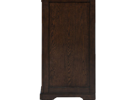 Berwick - 8 Drawer Dresser Cabinet With Felt Lined Drawers - Dark Oak