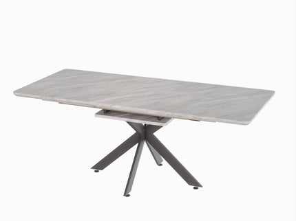 Modern Mid-Century Dining Table Set With Extendable Design