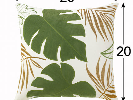 Autumn Vibes Leaf Accent Pillow