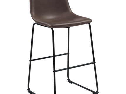 Armless Bar Stool (Set of 2) - Brown