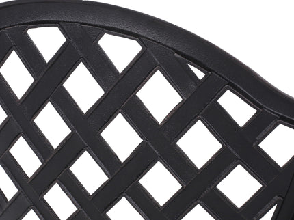 Bono Metal Bistro Set - Black