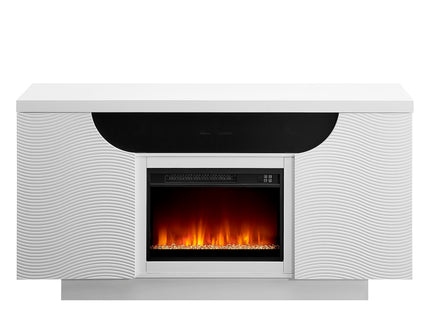 Alessia - Electric Fireplace With Multi Color LED And Flame Settings