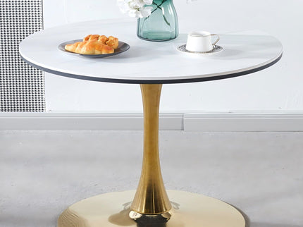 Tulip Table Mid-Century Dining Table With Round Table Top, Pedestal Dining Table, End Table Leisure Coffee Table