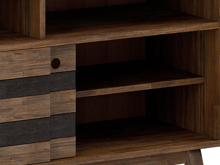 Clarkson - TV Stand - Rustic Natural Aged Brown