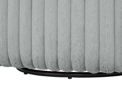 Alexa - Barrel Swivel Chair - Gray