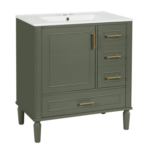 Traditional Bathroom Vanity Set With Soft Close Doors