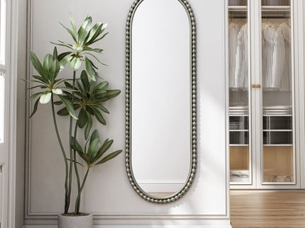 Oval Retro Mirror, Wall Hanging Mirror For Living Room