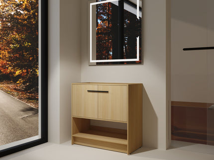 Modern Freestanding Bathroom Vanity With 2 Doors