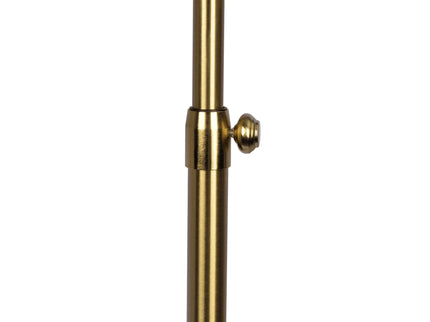 Verve - Floor Lamp With On / Off Switch Adjustable LED Round Base - Gold