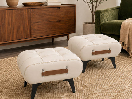 Minimalist Footstool With Hidden Storage