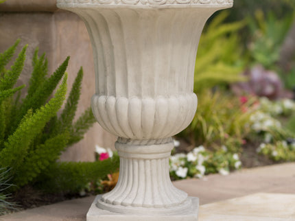 Classic Italian Urn Planter - Antique White