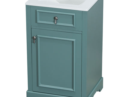 Elegant Bathroom Vanity With Ceramic Sink, Soft Close Door, Adjustable Shelf