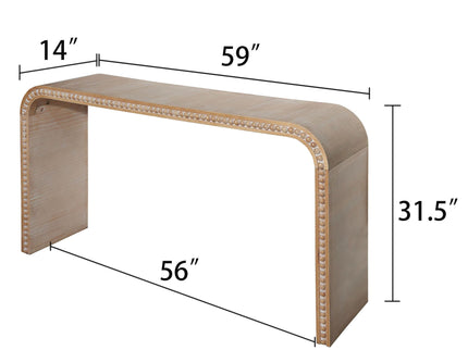 Waterfall Console Table