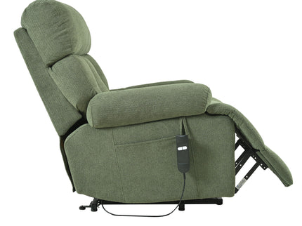 Oversized Power Lift Recliner Chai With Remote Control, Side Pocket, Spacious Seat