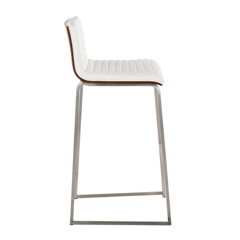 Mason Mara - Contemporary Fixed Height Barstool (Set of 2)