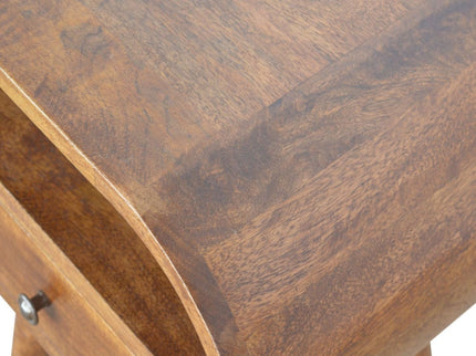 Circular Open Bedside Nightstand