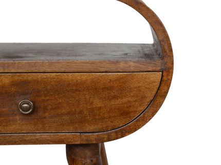Circular Open Bedside Nightstand