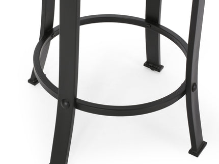 Modern Industrial Counter Stool Set With Swivel Function