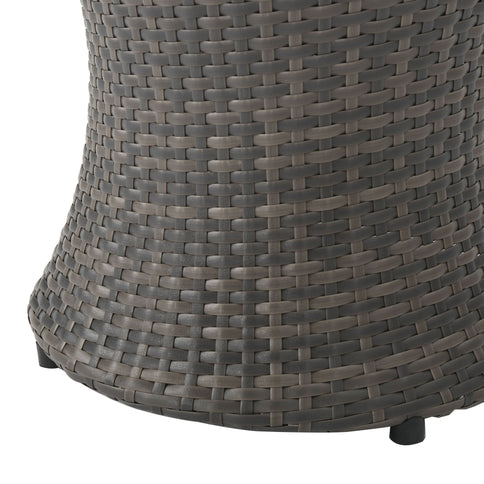 Thrive - Hourglass Rattan Table With No Glass Top