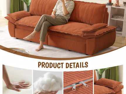 Queen Pull Out Bed, 3 In 1 Convertible Sleeper Sofa